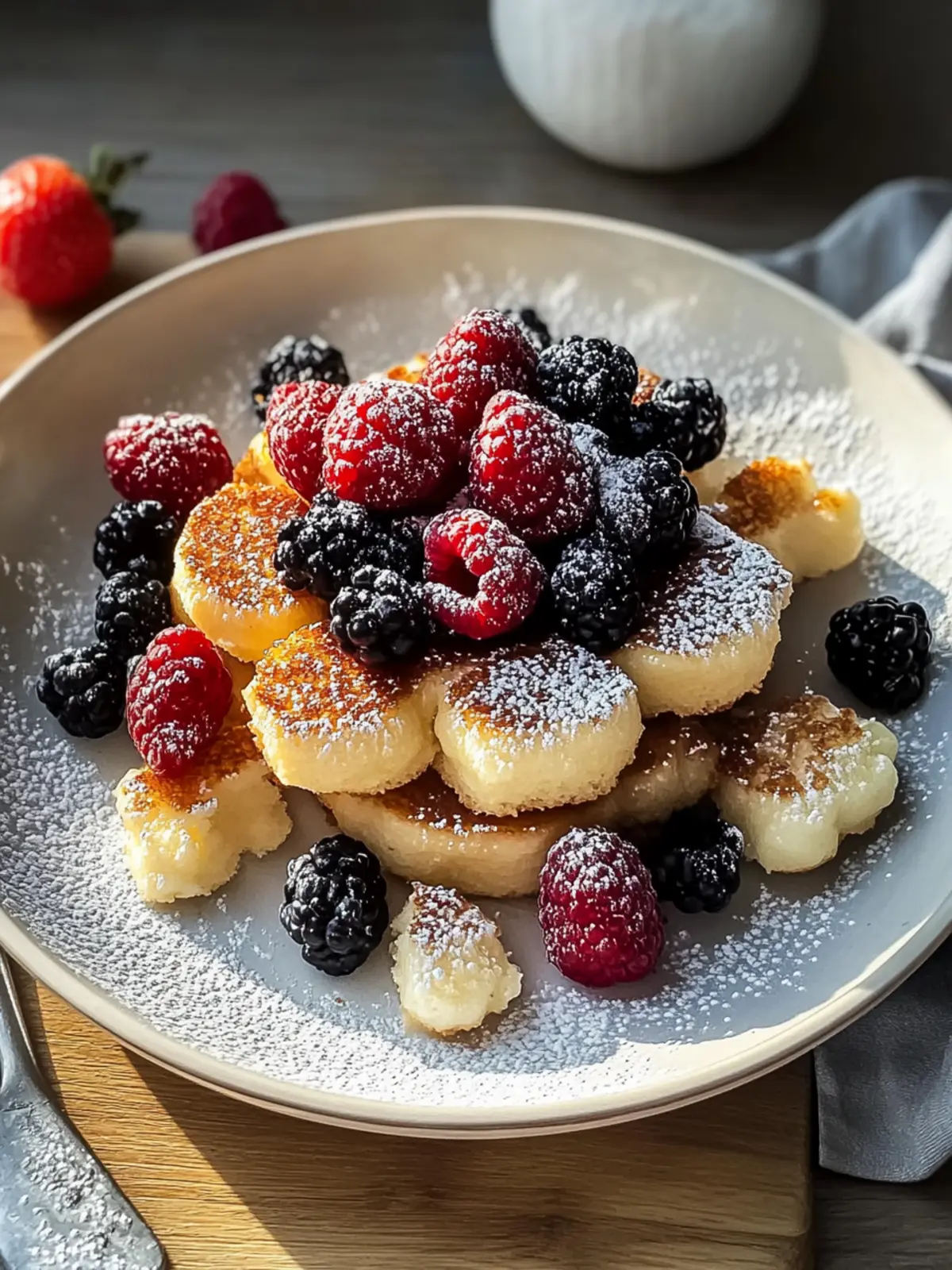 Rührei-Pfannkuchen-Bissen