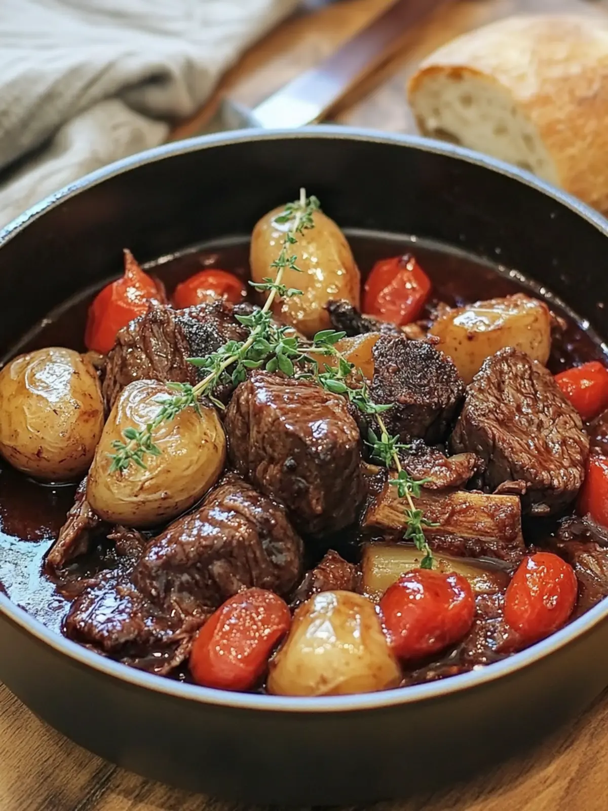 Perfektes Instant Pot Rindfleisch Bourguignon Rezept