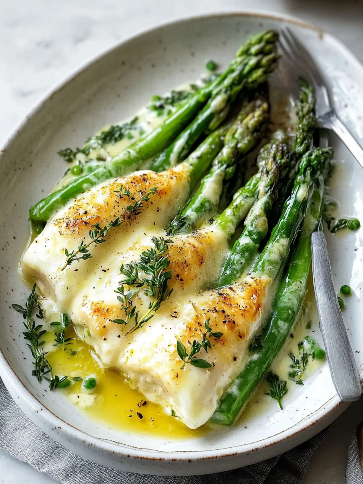 Leckeres Hähnchen- und Spargel-Keto-Auflauf-Rezept