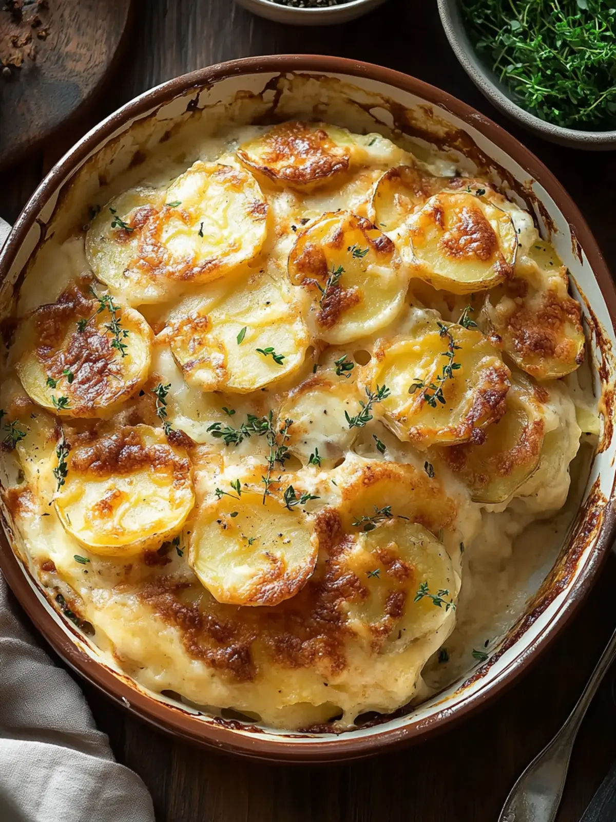 gefüllte Kartoffelgratin