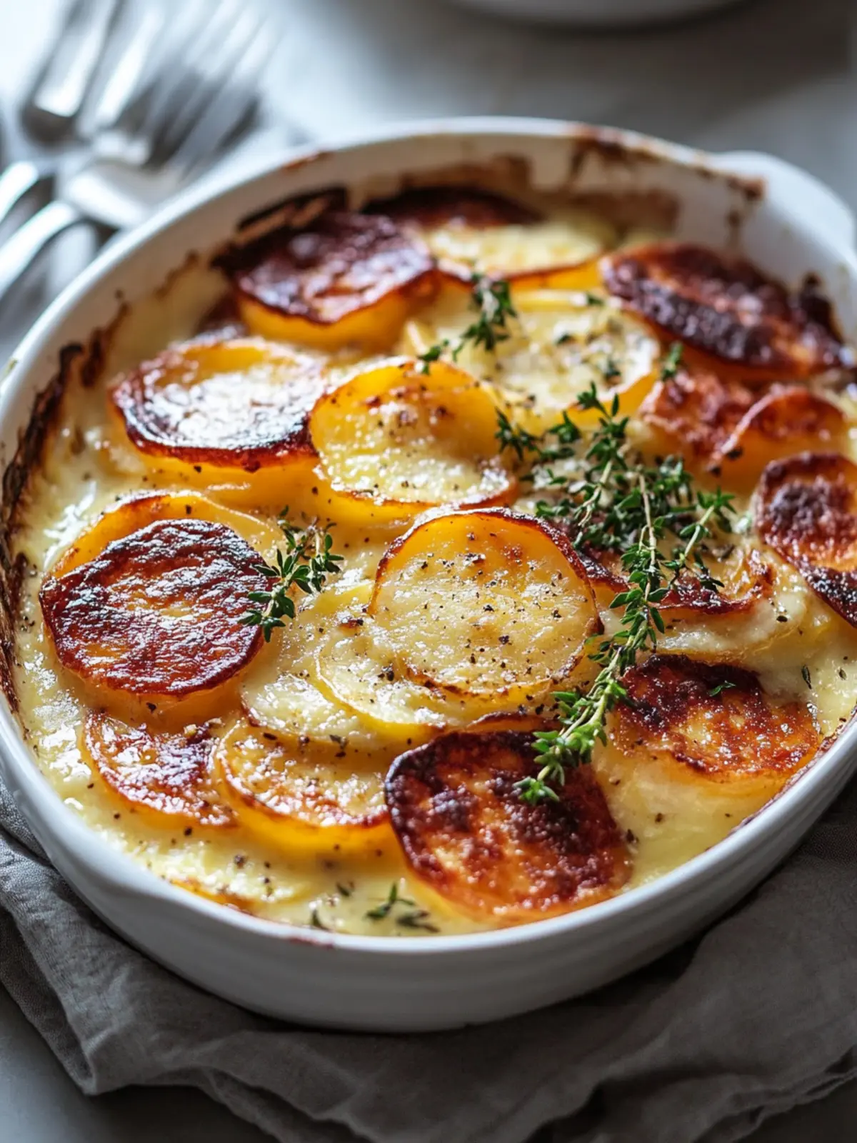 Käsehaltiger Wurzelgemüse-Gratin