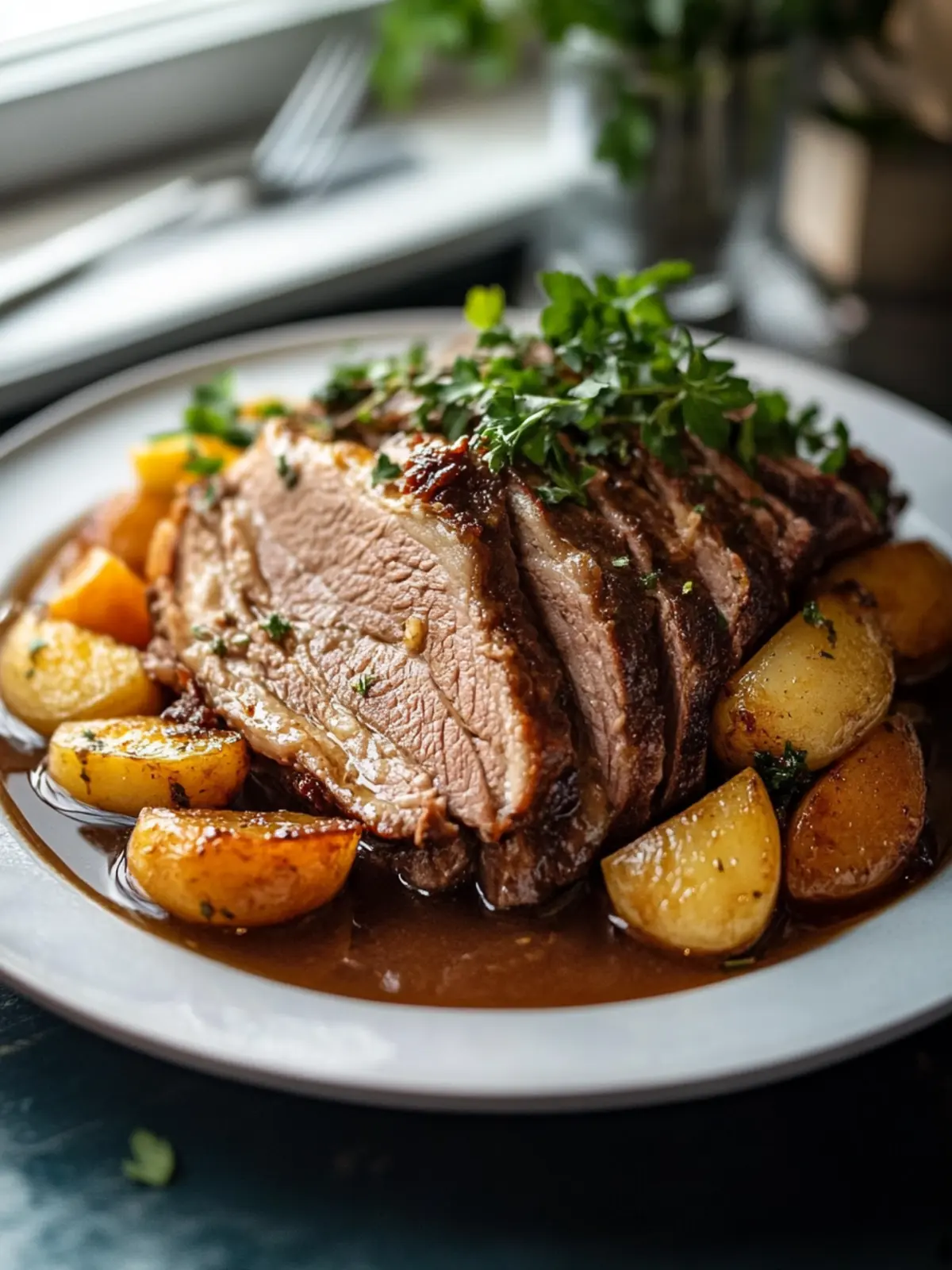 Schneller Deutscher Rinderbraten