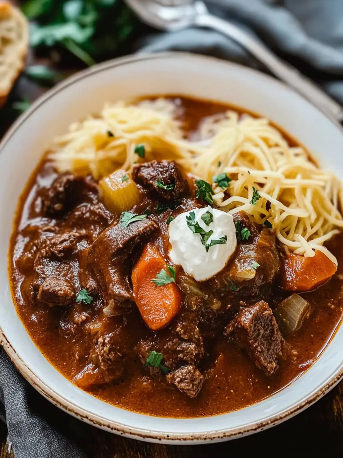 Klassischer deutscher Gulasch