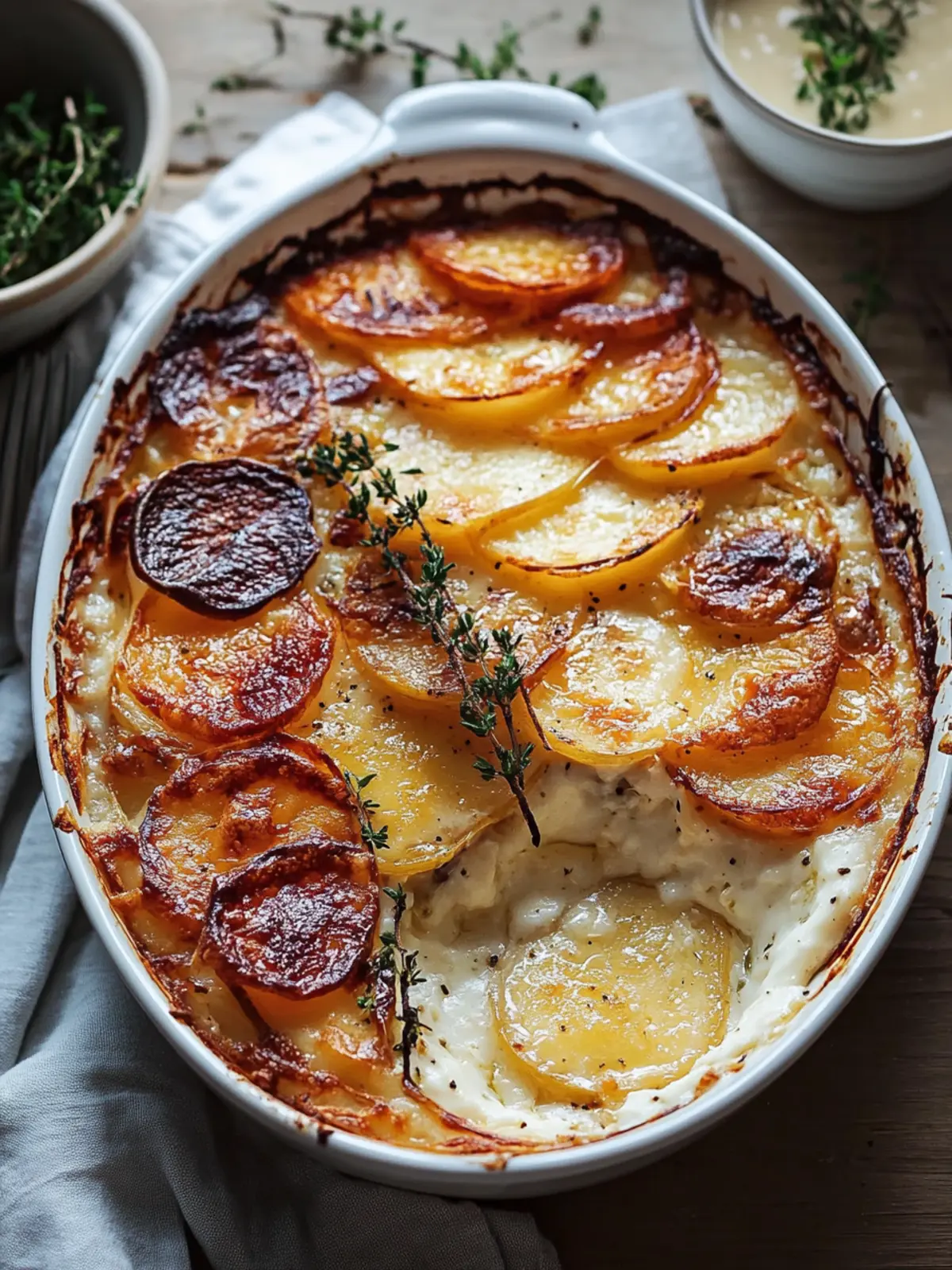 Käsehaltiger Wurzelgemüse-Gratin
