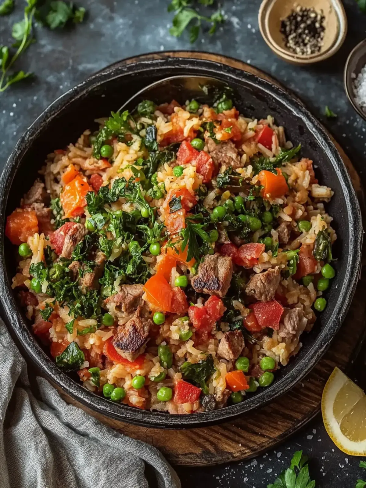 Hackfleisch Reis Pfanne