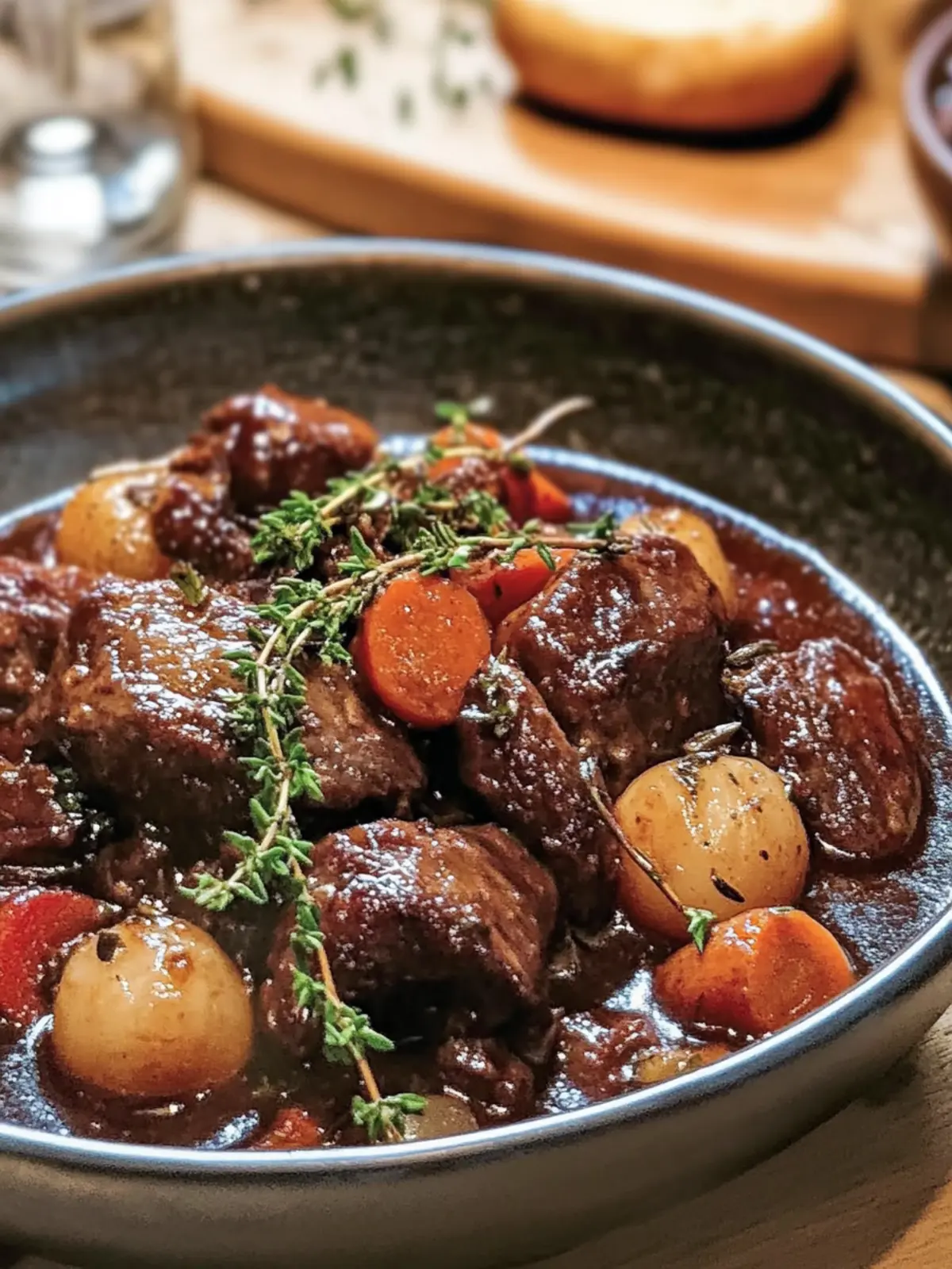 Perfektes Instant Pot Rindfleisch Bourguignon Rezept