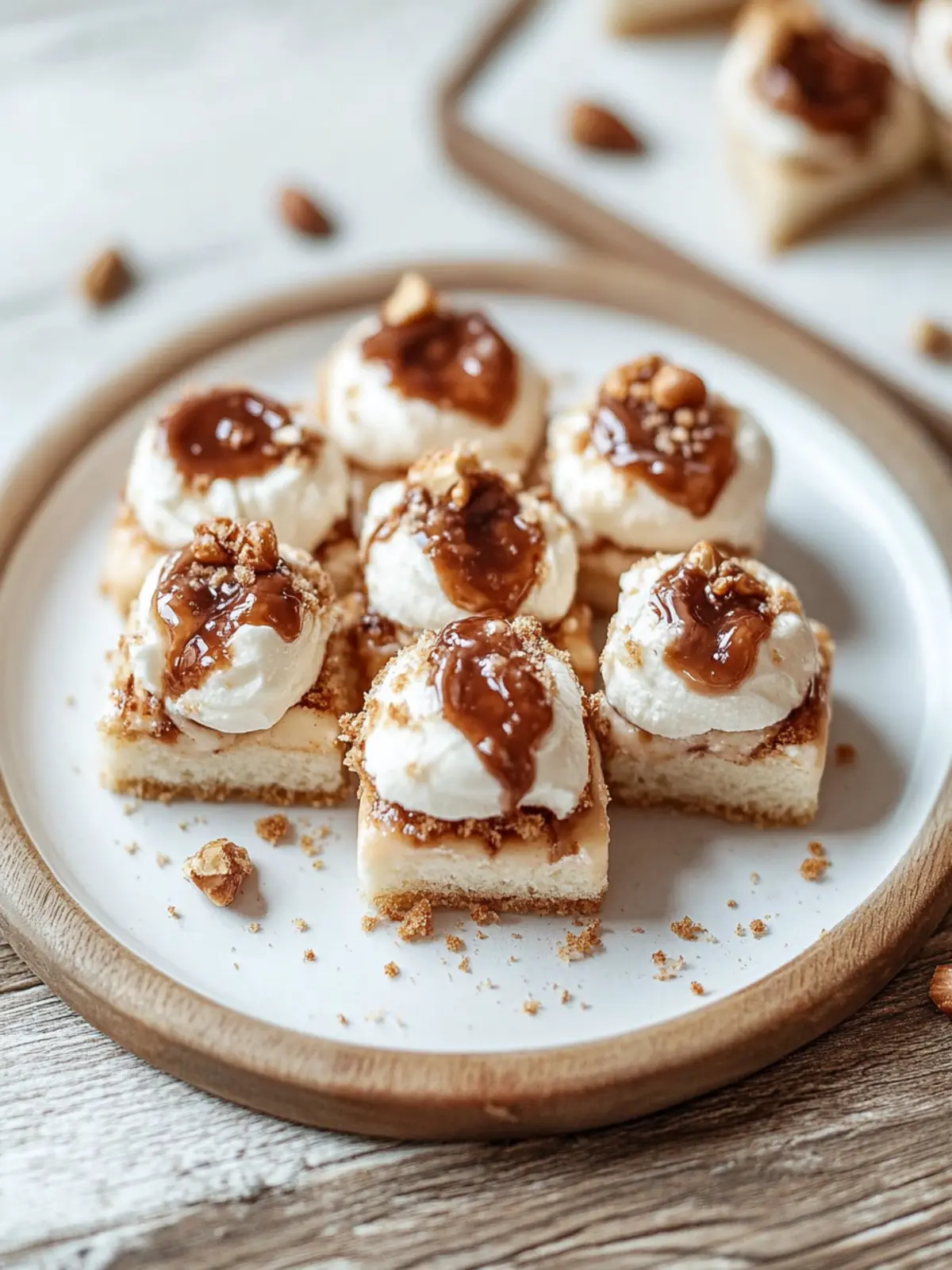 Mozartkekse mit Nougat-Haselnussküssen