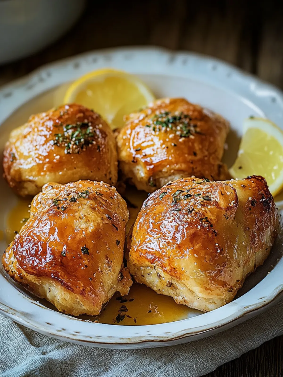 Cremiges im Ofen gebackenes Pilzhähnchen
