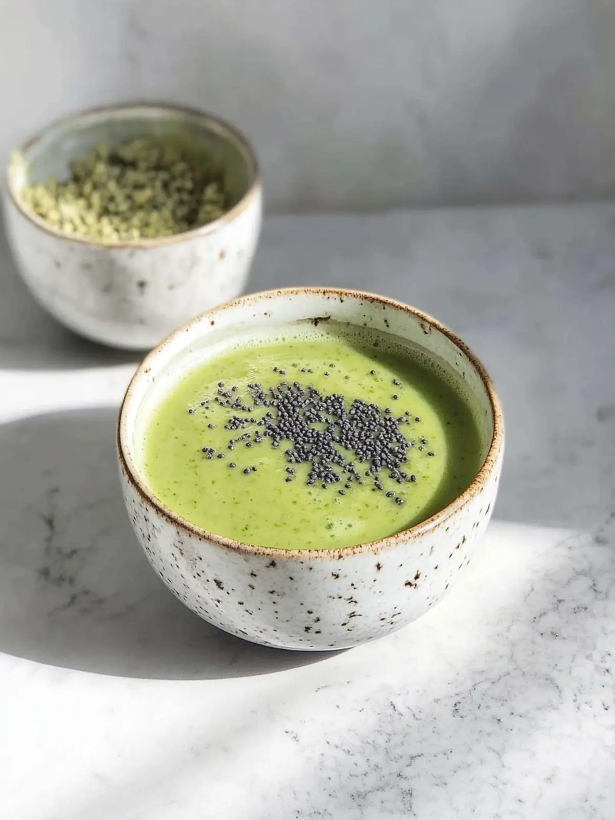Matcha Übernacht Haferflocken