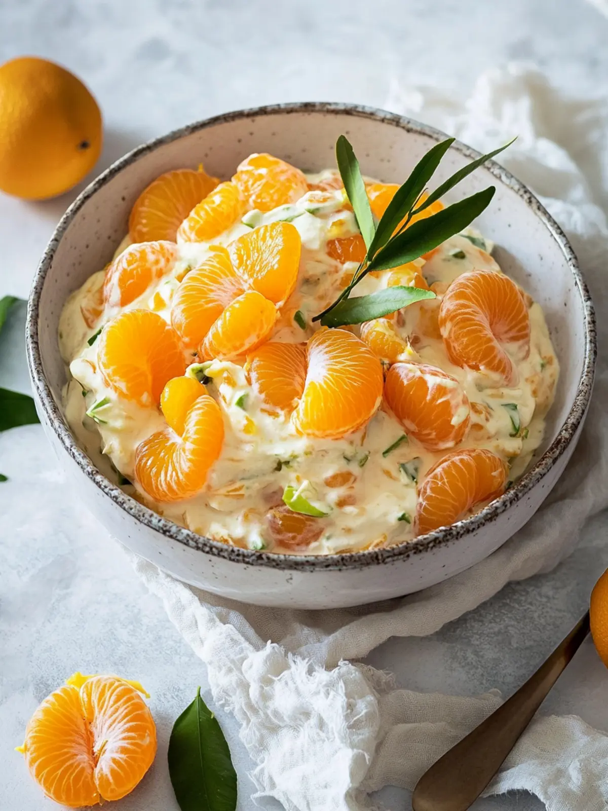 Frischer Lauch Mandarin Aufstrich