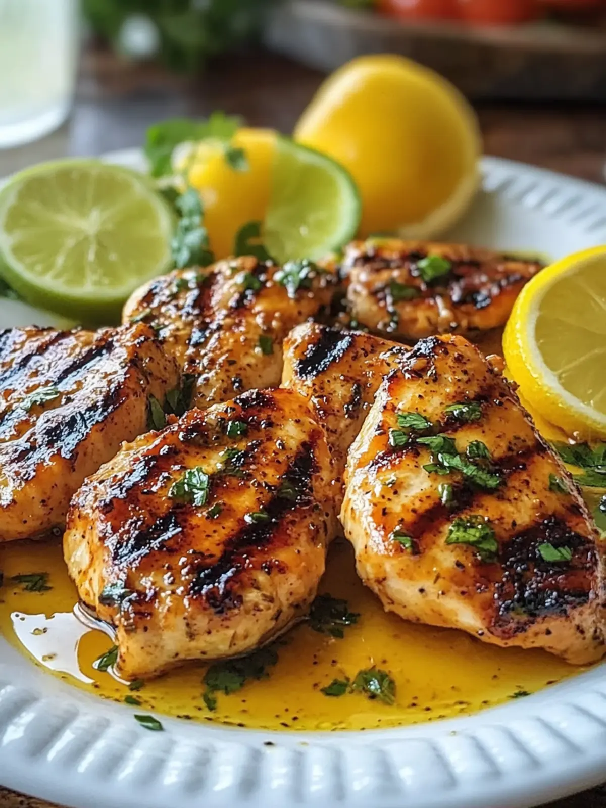 Key West Gegrilltes Hähnchen mit Tropischer Zitrusmarinade