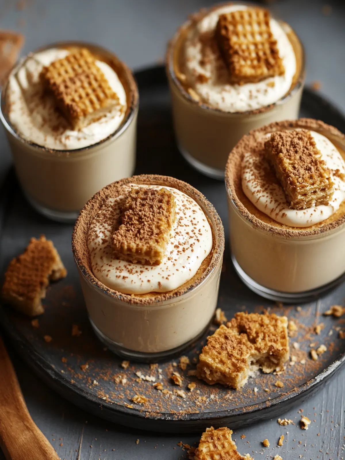 No-Bake Biscoff Käsekuchenbecher