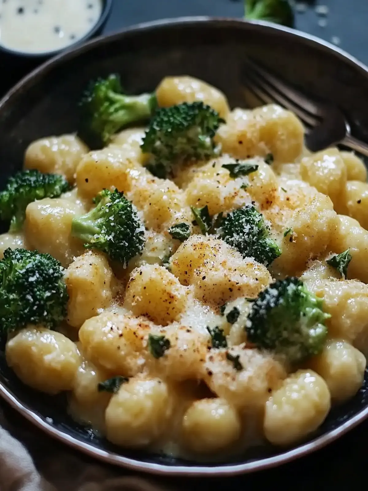 Cremige Gnocchi mit Brokkoli