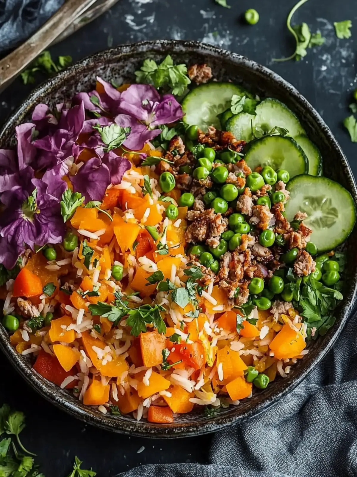 Hackfleisch Reis Pfanne