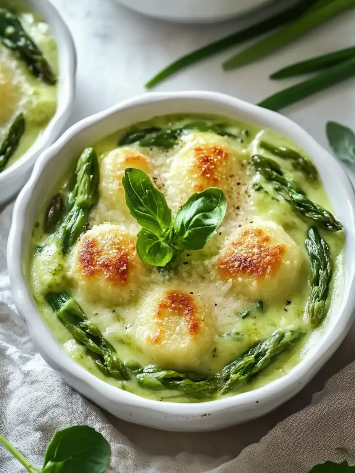 Gnocchiauflauf mit grünem Spargel – Bestes Rezept, einfach lecker