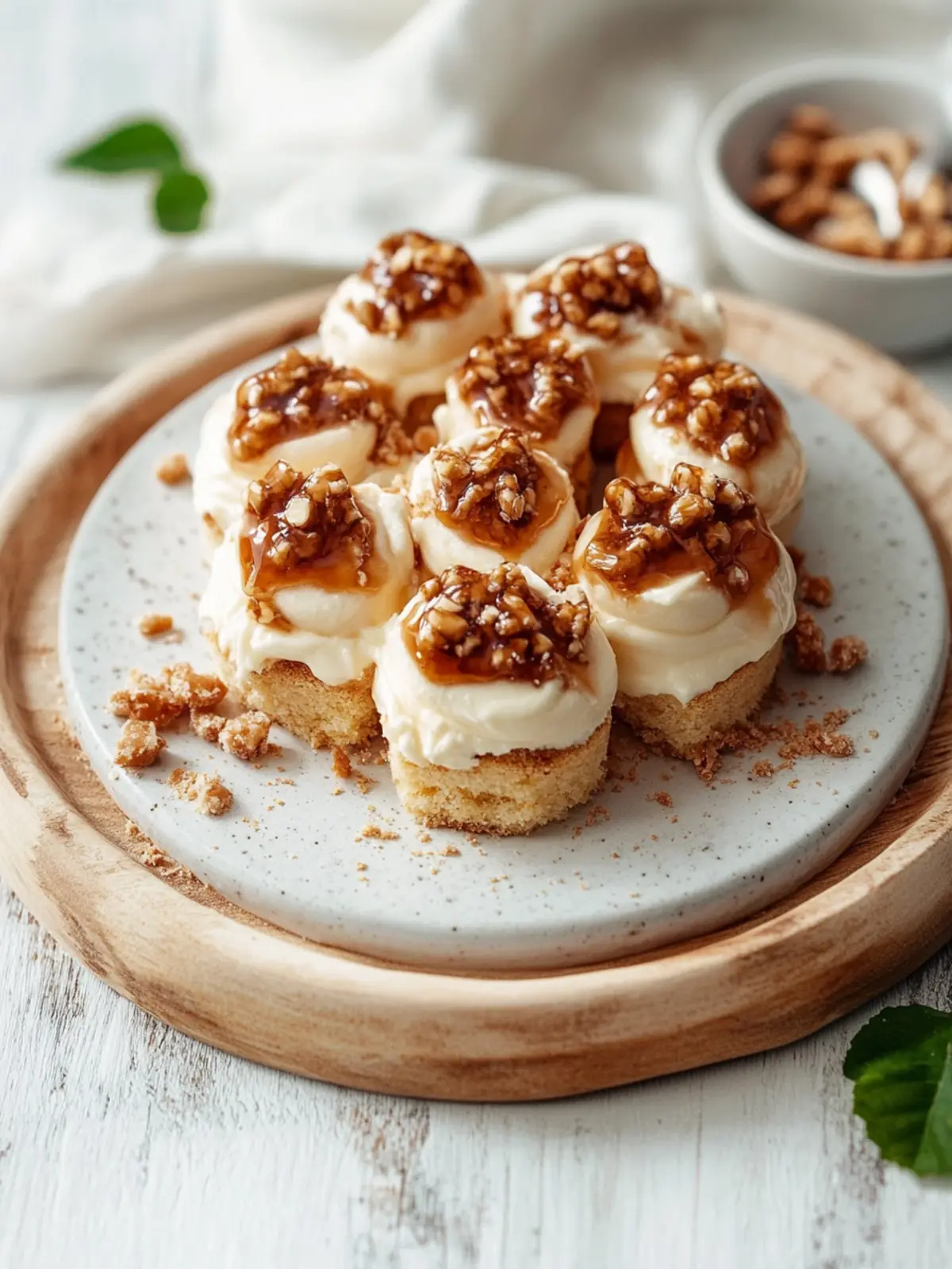 Mozartkekse mit Nougat-Haselnussküssen