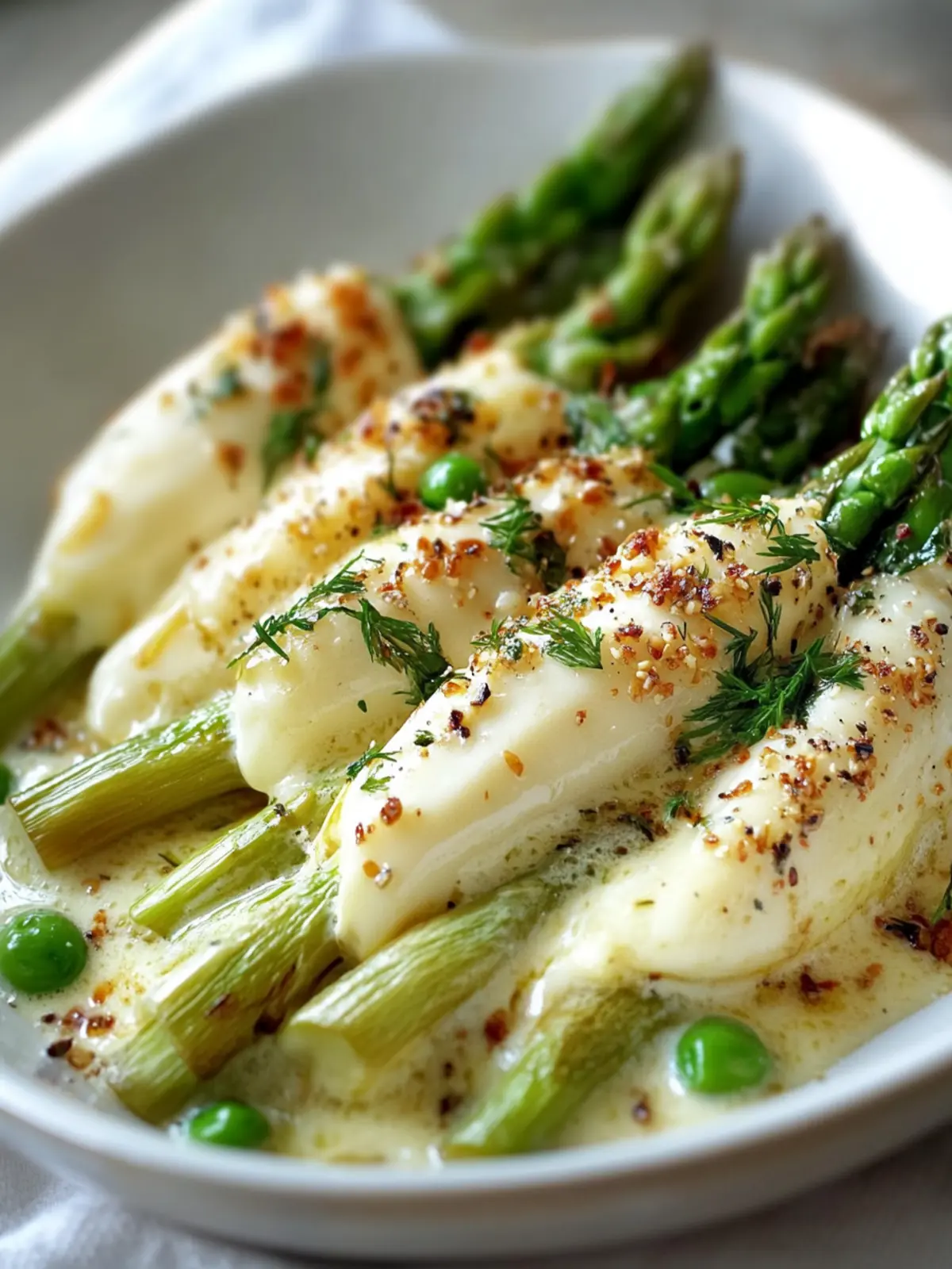 Leckeres Hähnchen- und Spargel-Keto-Auflauf-Rezept
