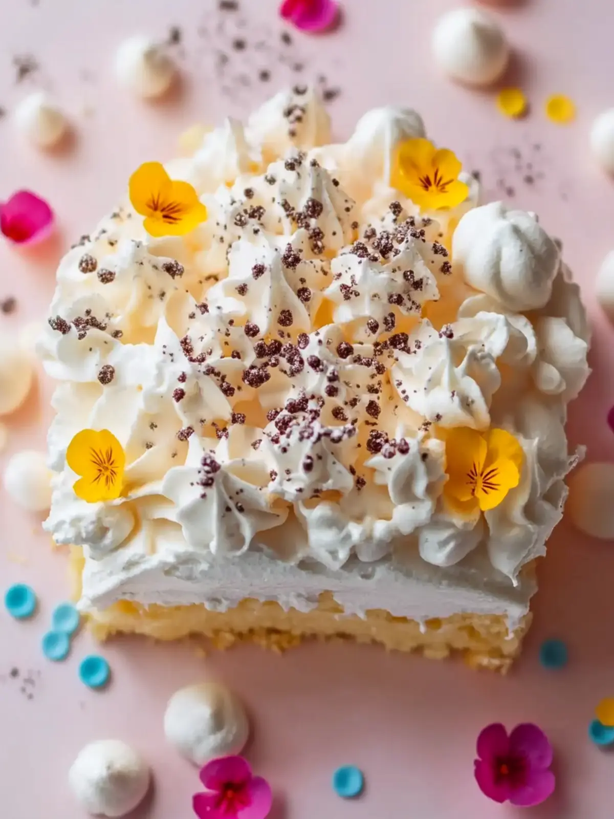 Cremiger Vanille Poke Kuchen