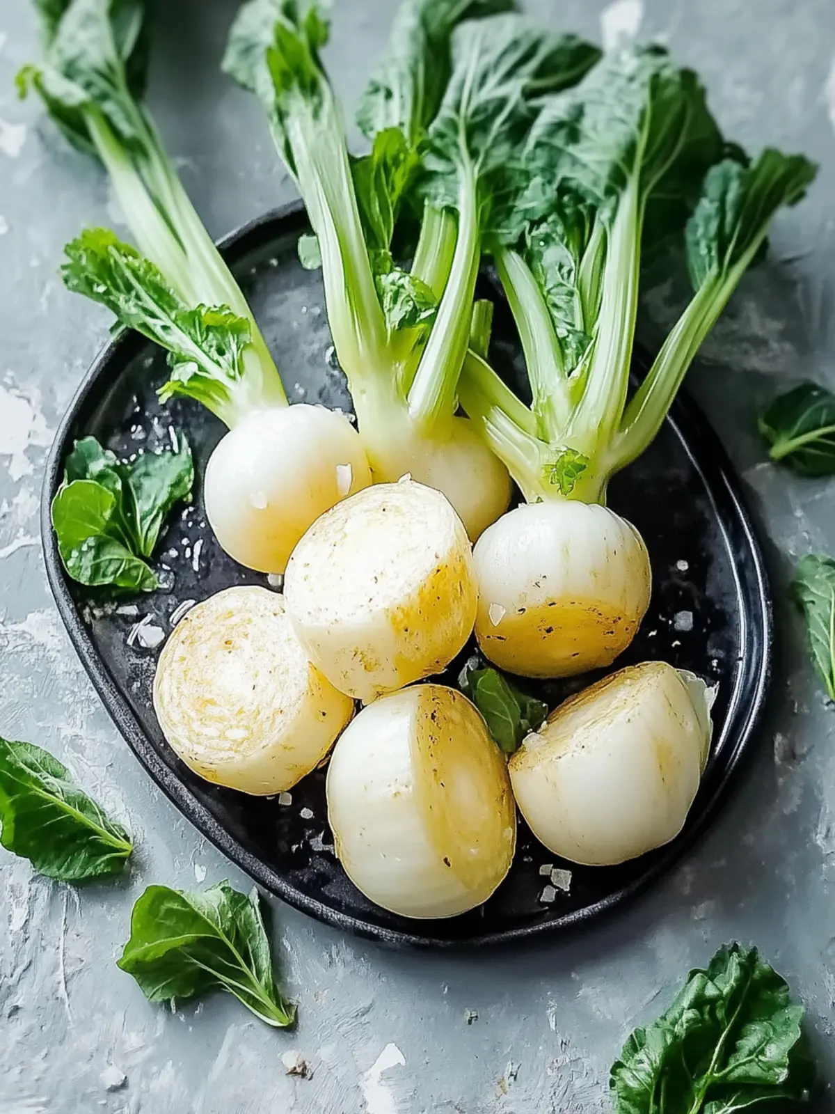 Geschmorter Kohlrabi im mediterranen Stil