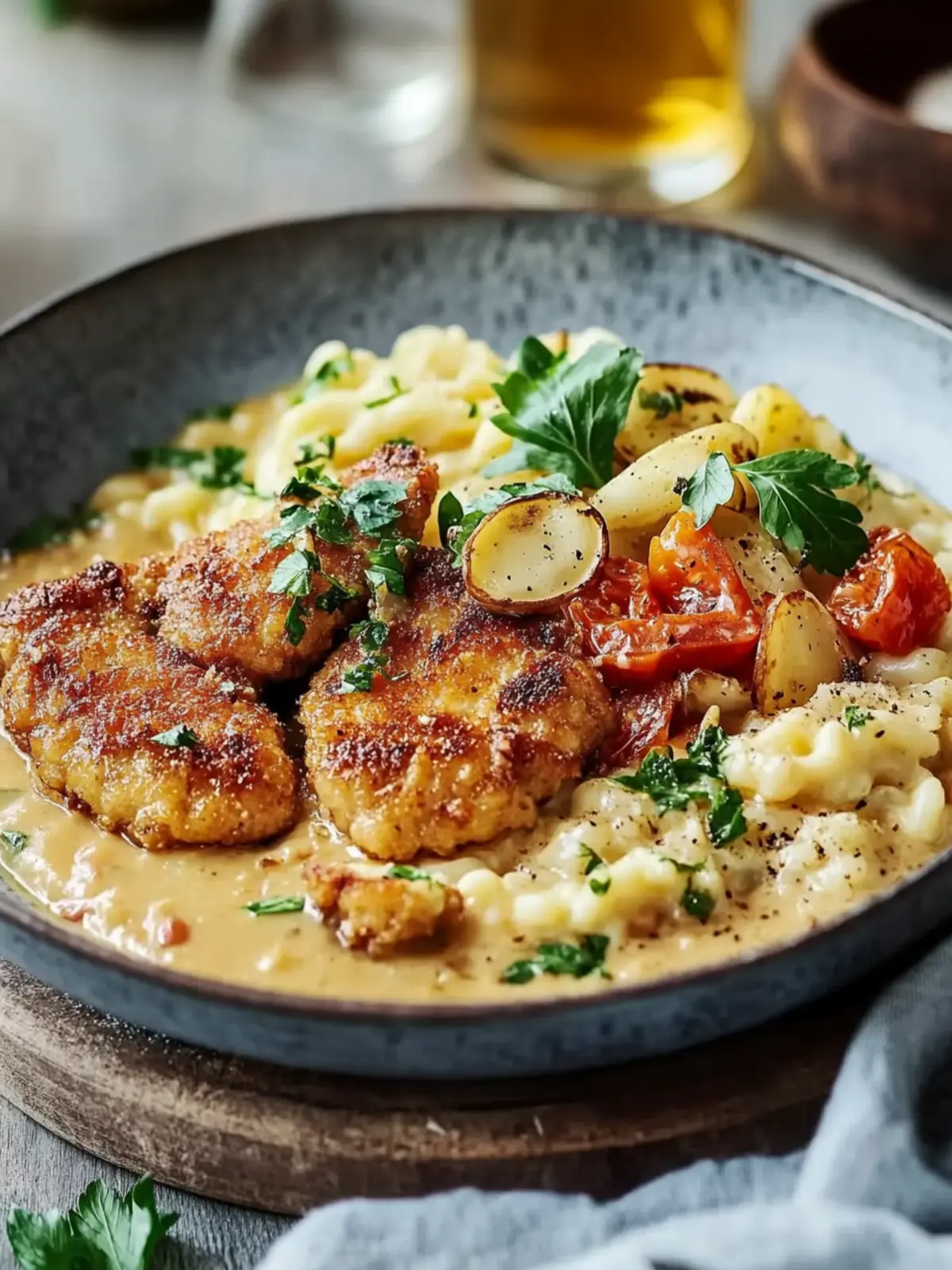 Schnitzeltopf mit Spätzle