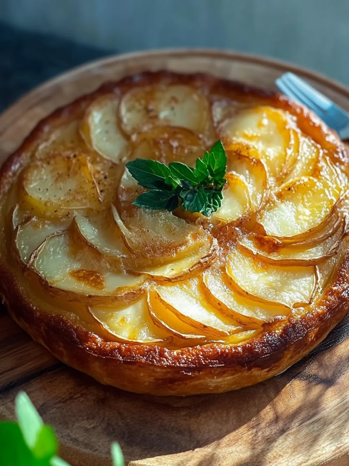 Käse gefüllte Kartoffelgalette Käse Pommes Anna