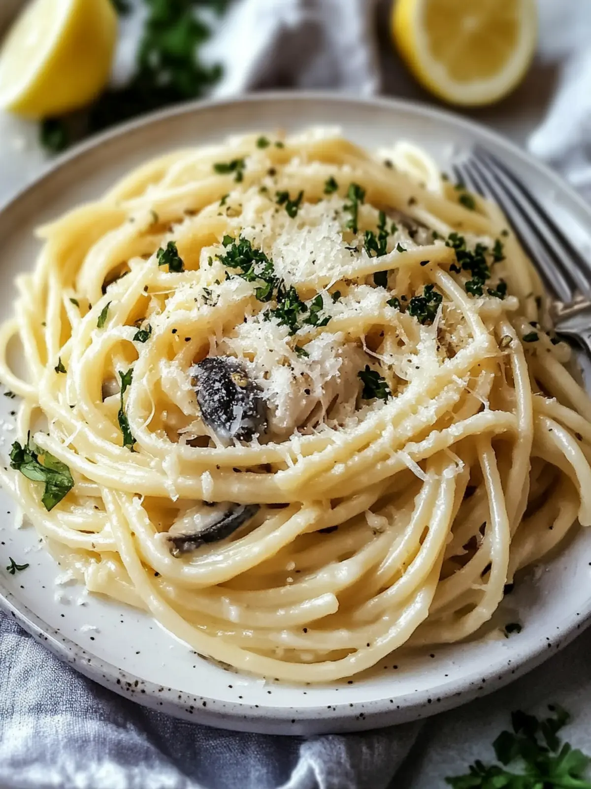 Würzige Knoblauch-Sardinen-Pasta
