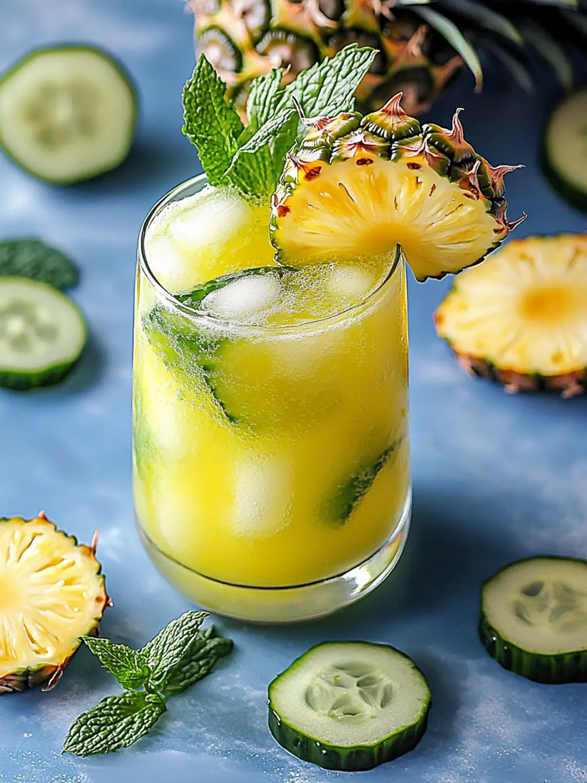 Ananas Gurke Agua Fresca