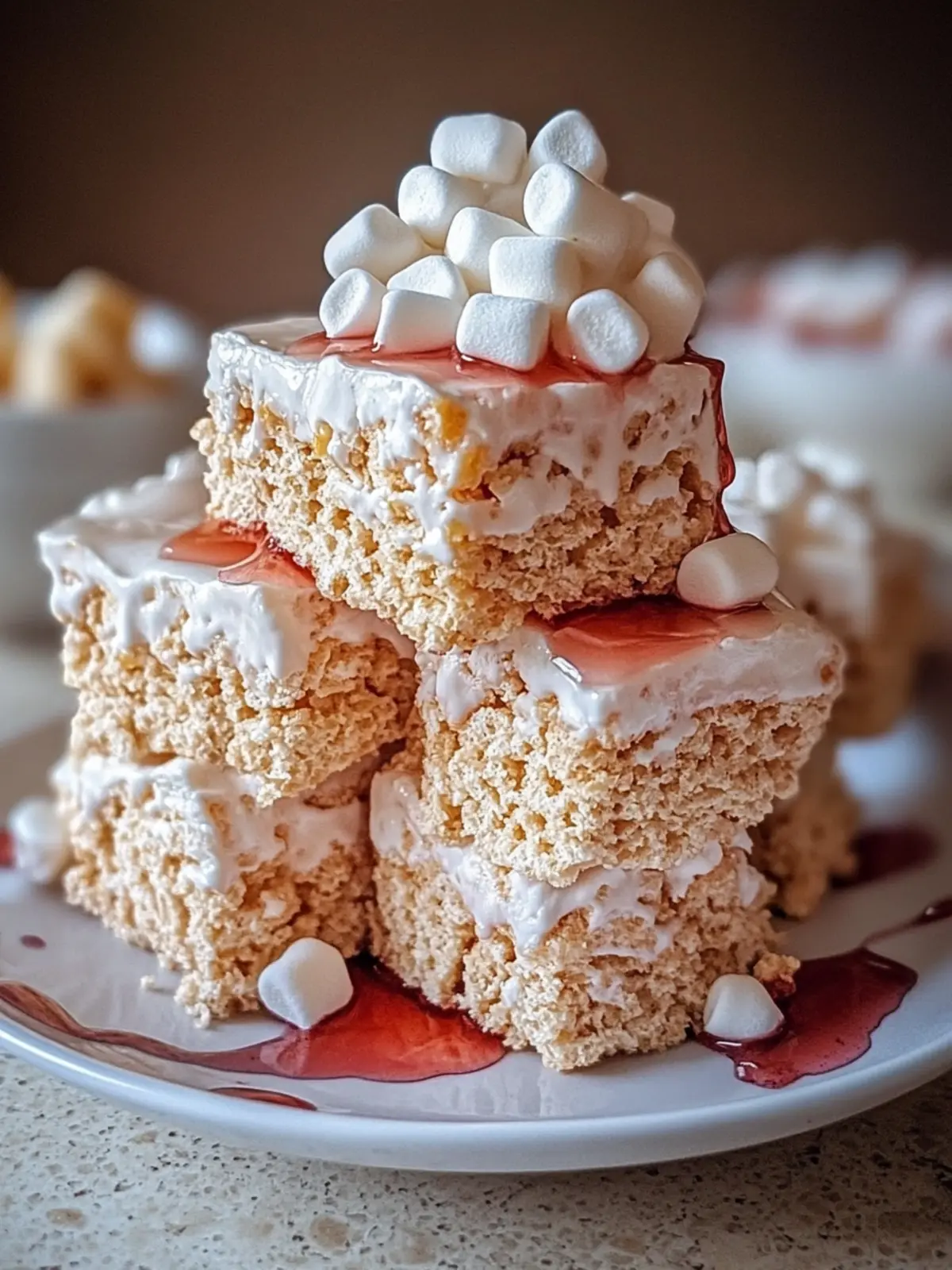 Gespenstisch Marshmallow Rice Krispie Leckereien
