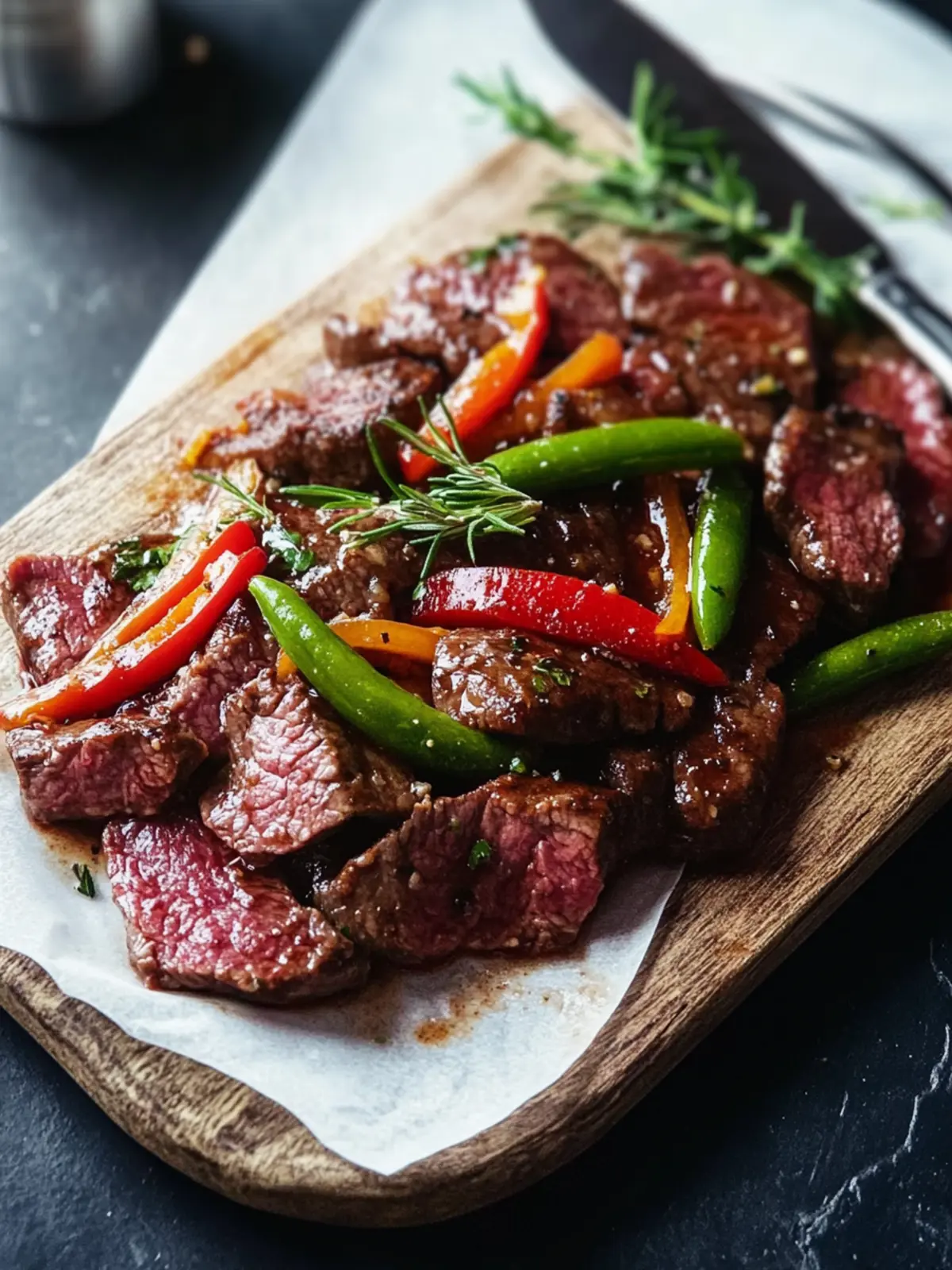 Scharfer Pfeffer-Rindfleisch-Wok: Abendessen in Min!