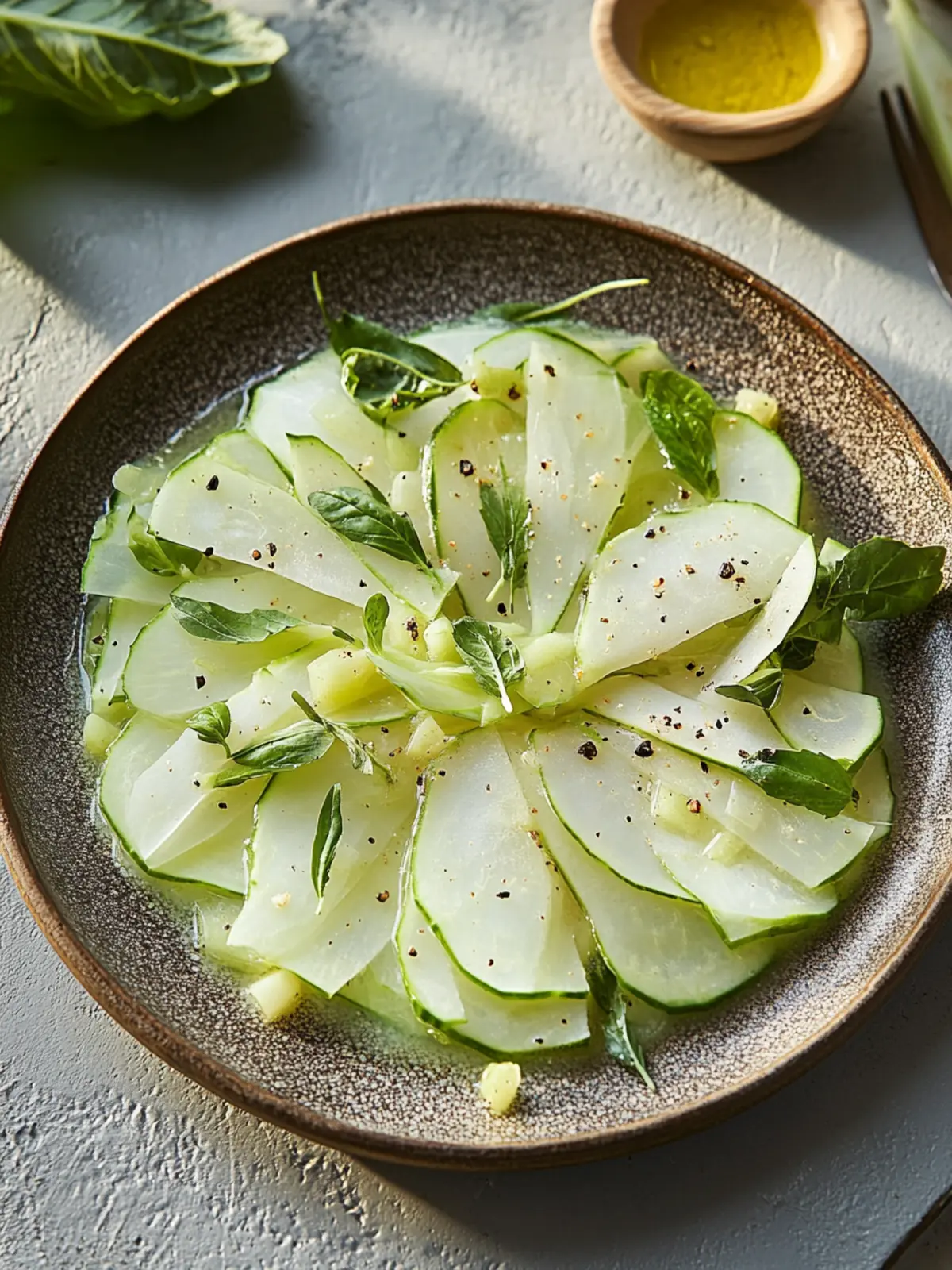 Kohlrabi-Carpaccio