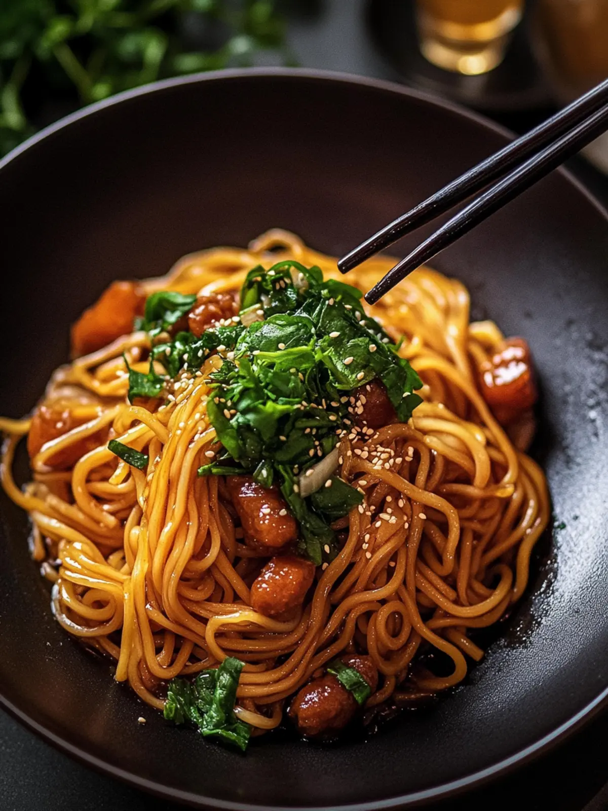 Shanghai gebratene Nudeln Rezept