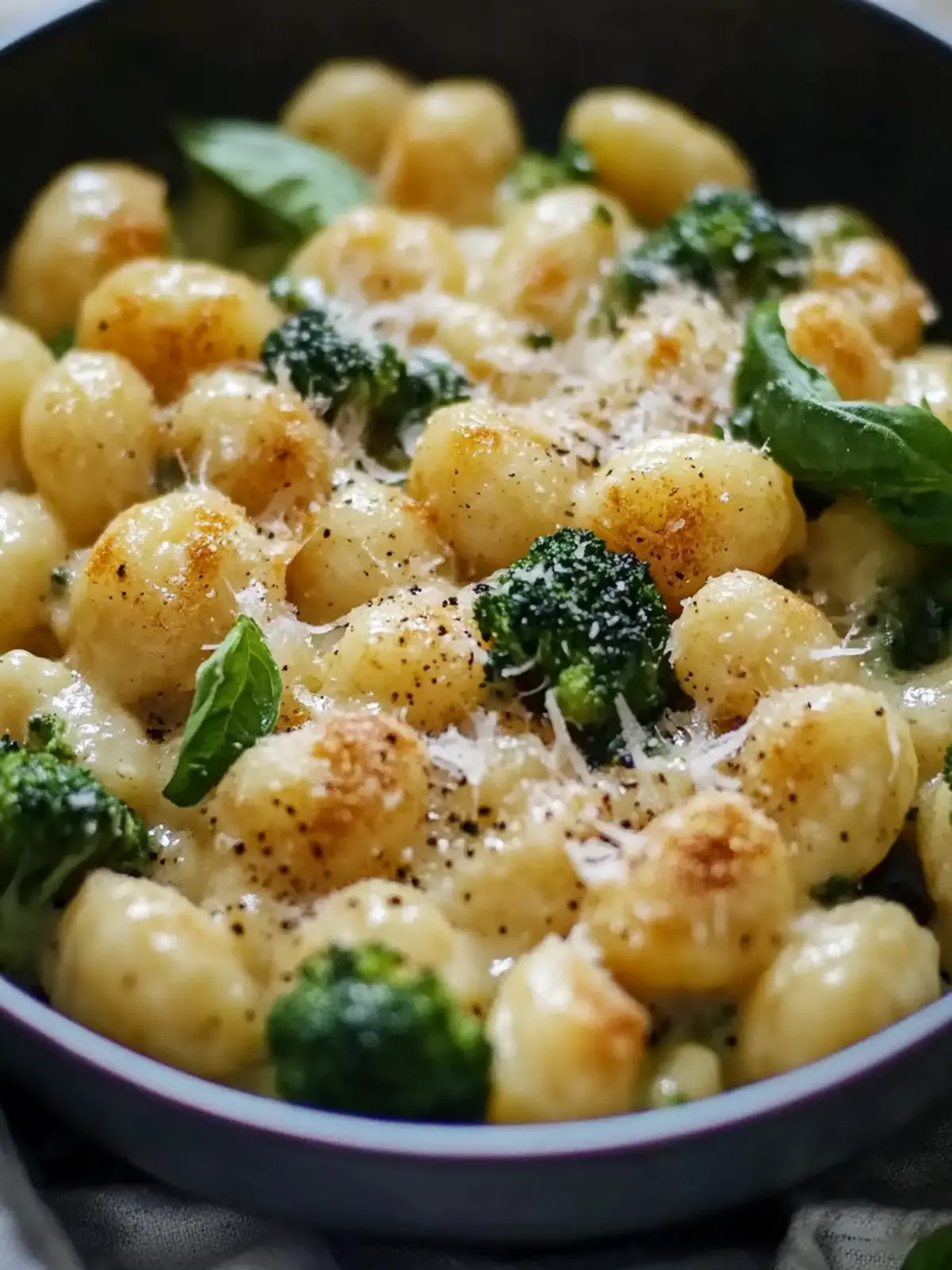 Cremige Gnocchi mit Brokkoli