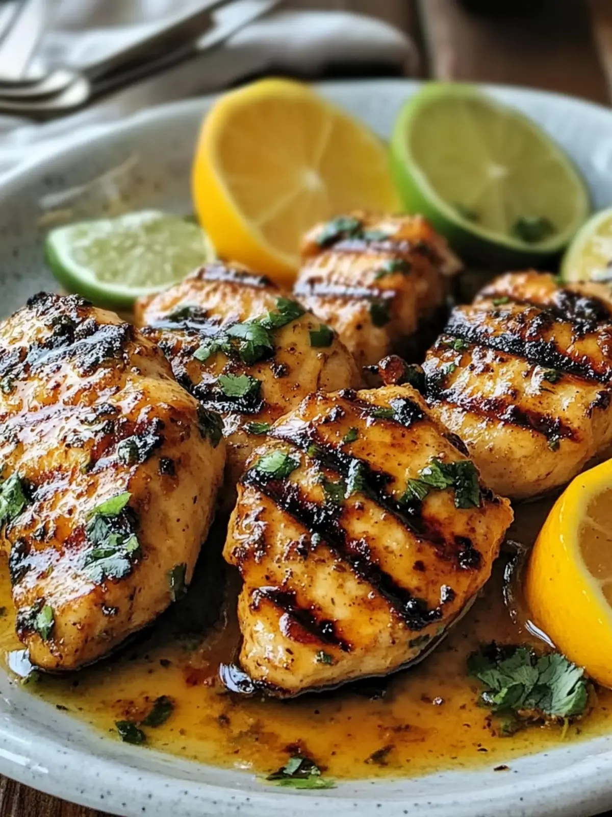 Key West Gegrilltes Hähnchen mit Tropischer Zitrusmarinade
