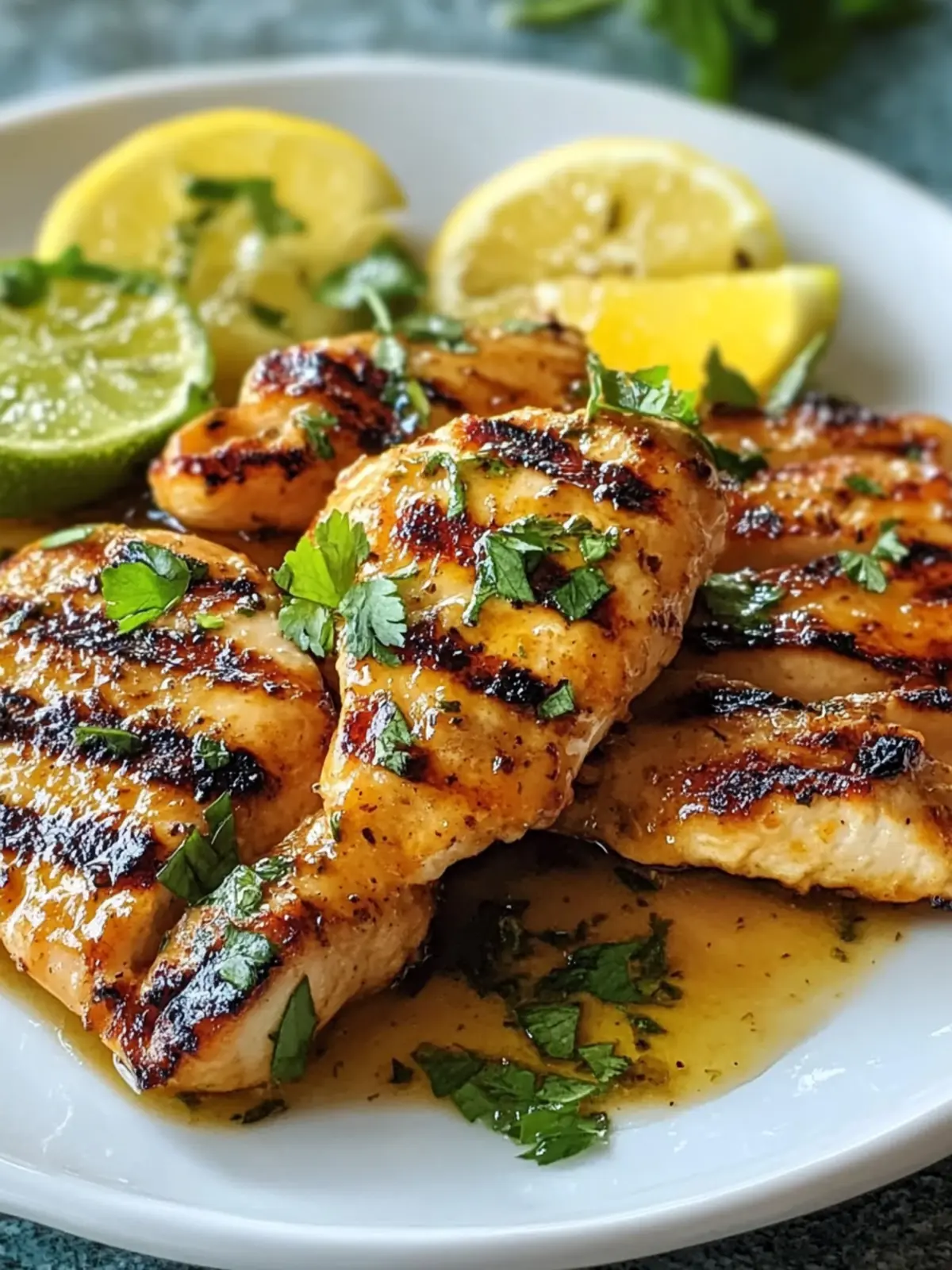 Key West Gegrilltes Hähnchen mit Tropischer Zitrusmarinade