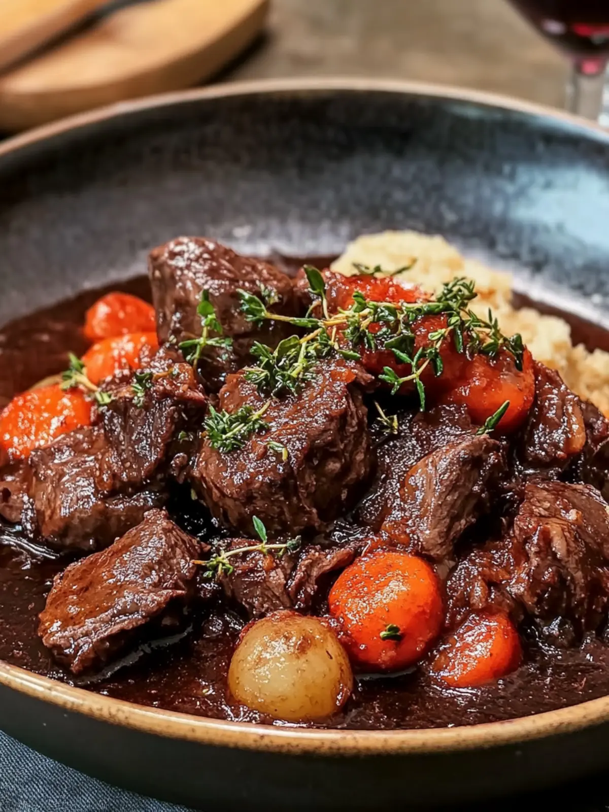 Perfektes Instant Pot Rindfleisch Bourguignon Rezept