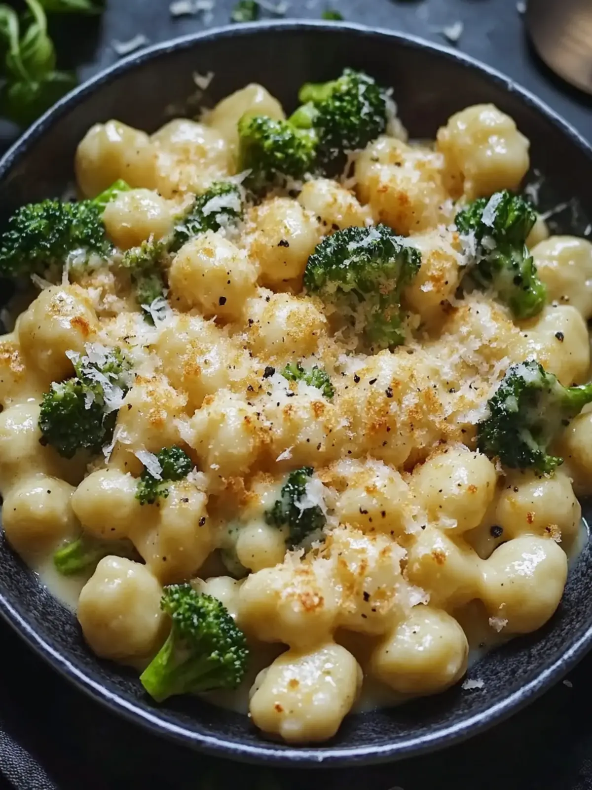 Cremige Gnocchi mit Brokkoli
