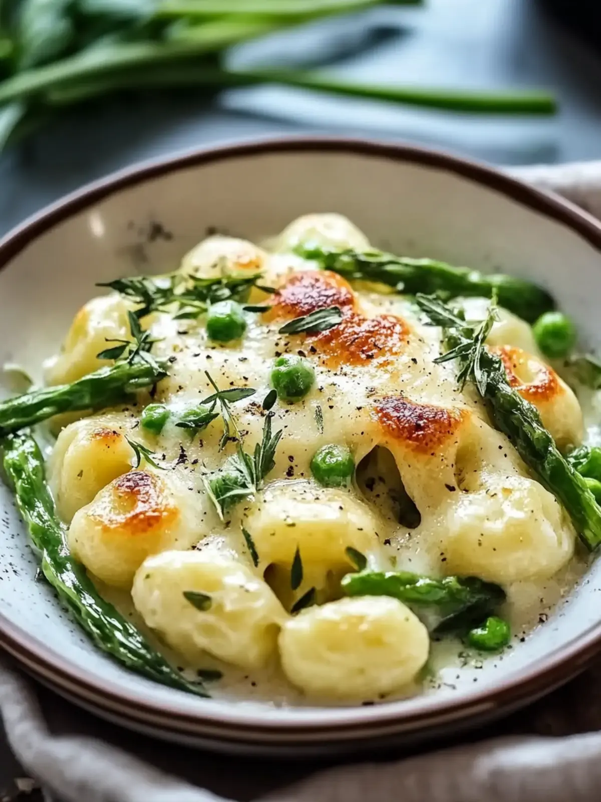 Gnocchiauflauf mit grünem Spargel – Bestes Rezept, einfach lecker