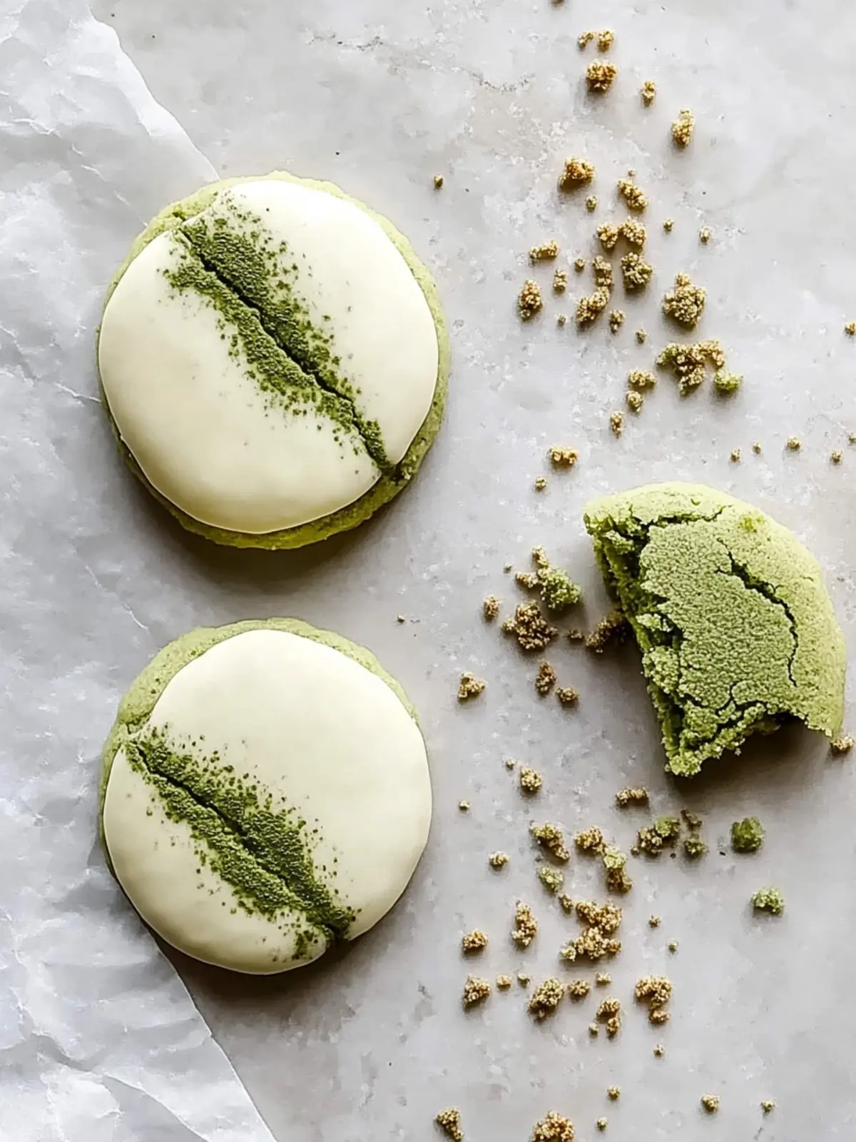 Matcha Zuckerplätzchen