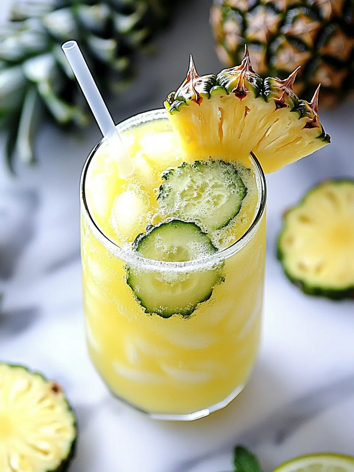 Ananas Gurke Agua Fresca