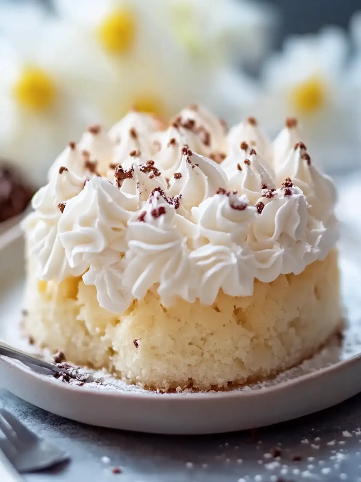 Cremiger Vanille Poke Kuchen