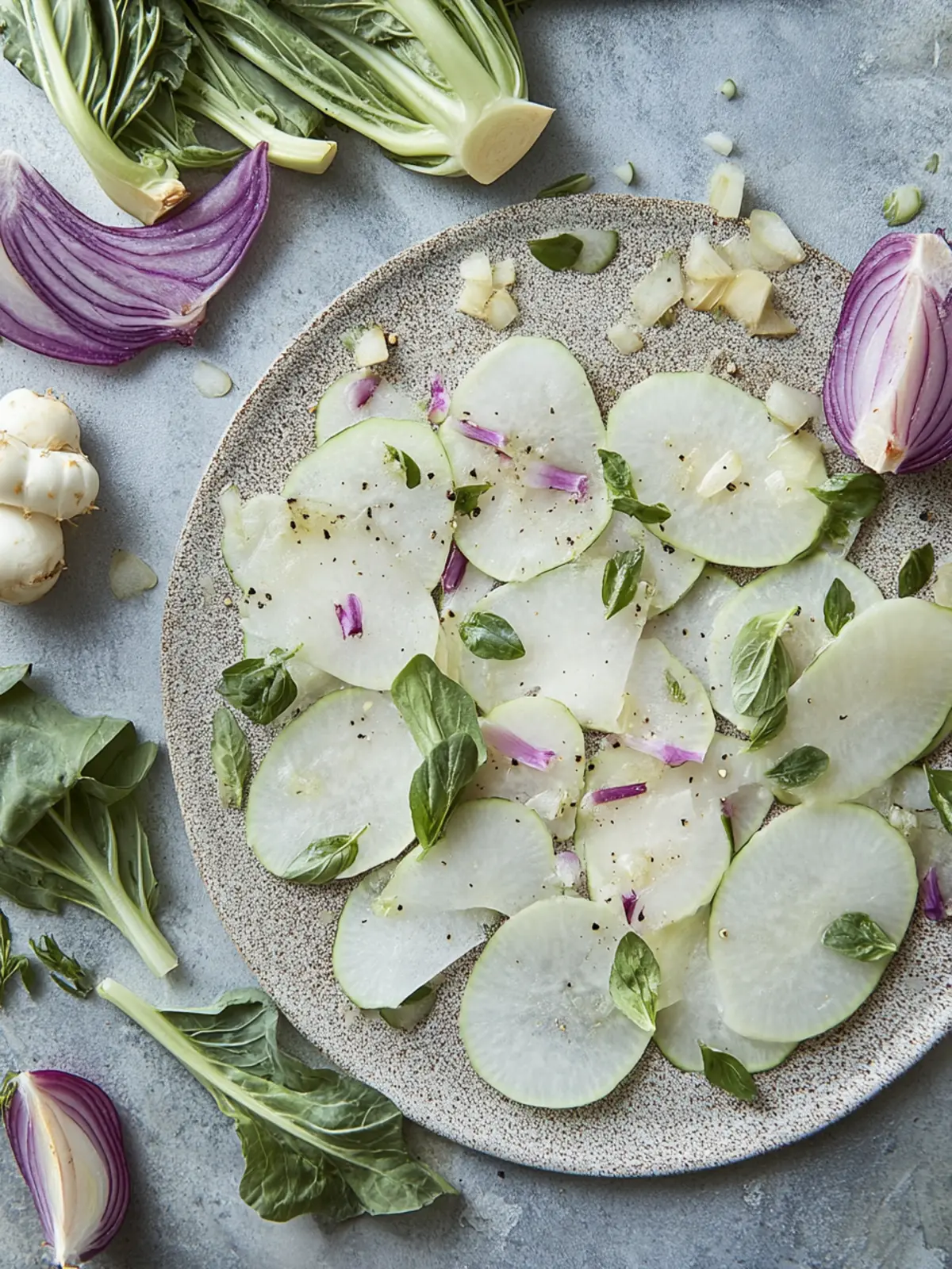 Kohlrabi-Carpaccio