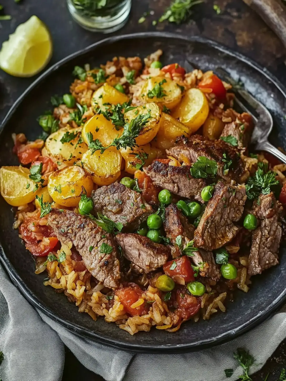 Hackfleisch Reis Pfanne