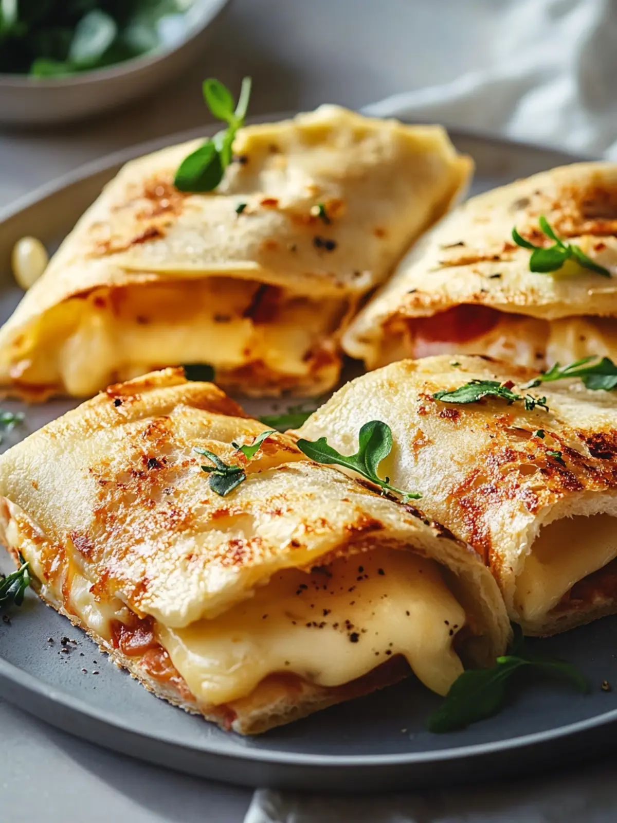 Rindfleisch Käse Taschen im Airfryer