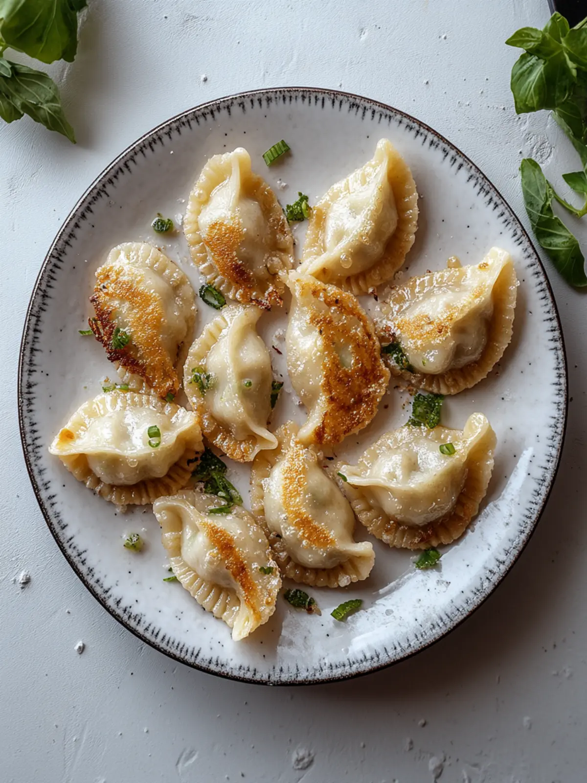Frittierte Garnelenknödel