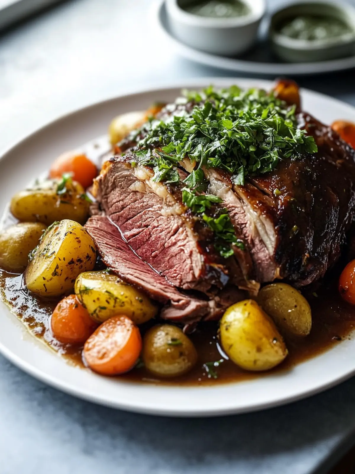 Schneller Deutscher Rinderbraten