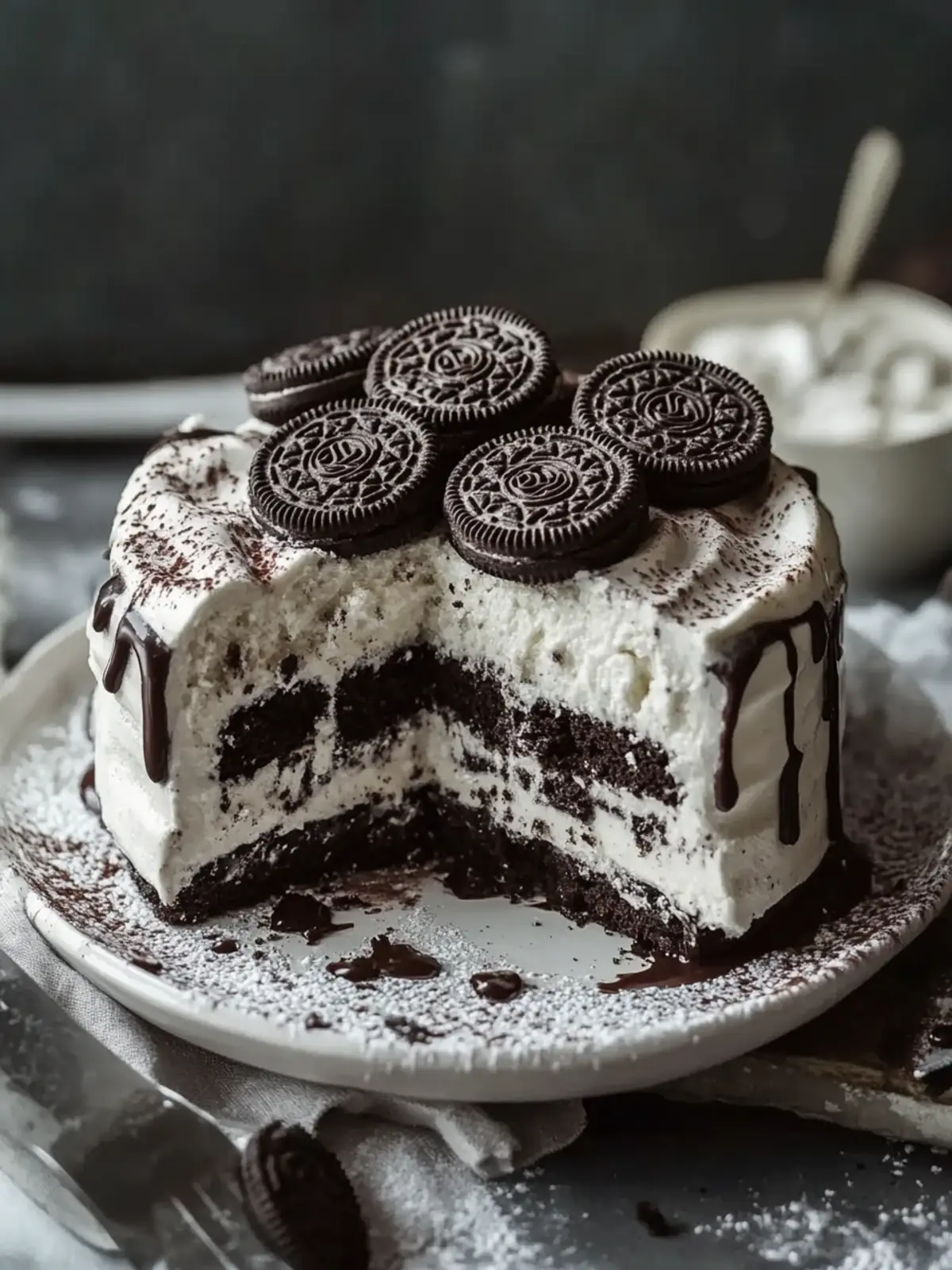 Oreo Kühlschrankkuchen