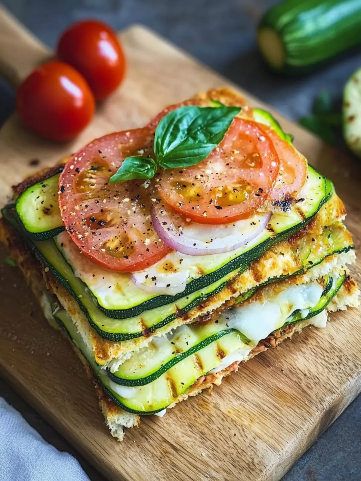 Zucchini-Sandwich | Low-Carb-Rezept