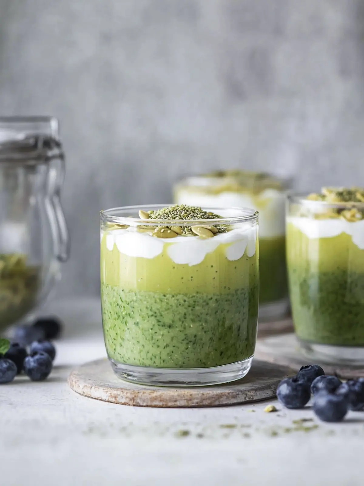 Matcha Übernacht Haferflocken