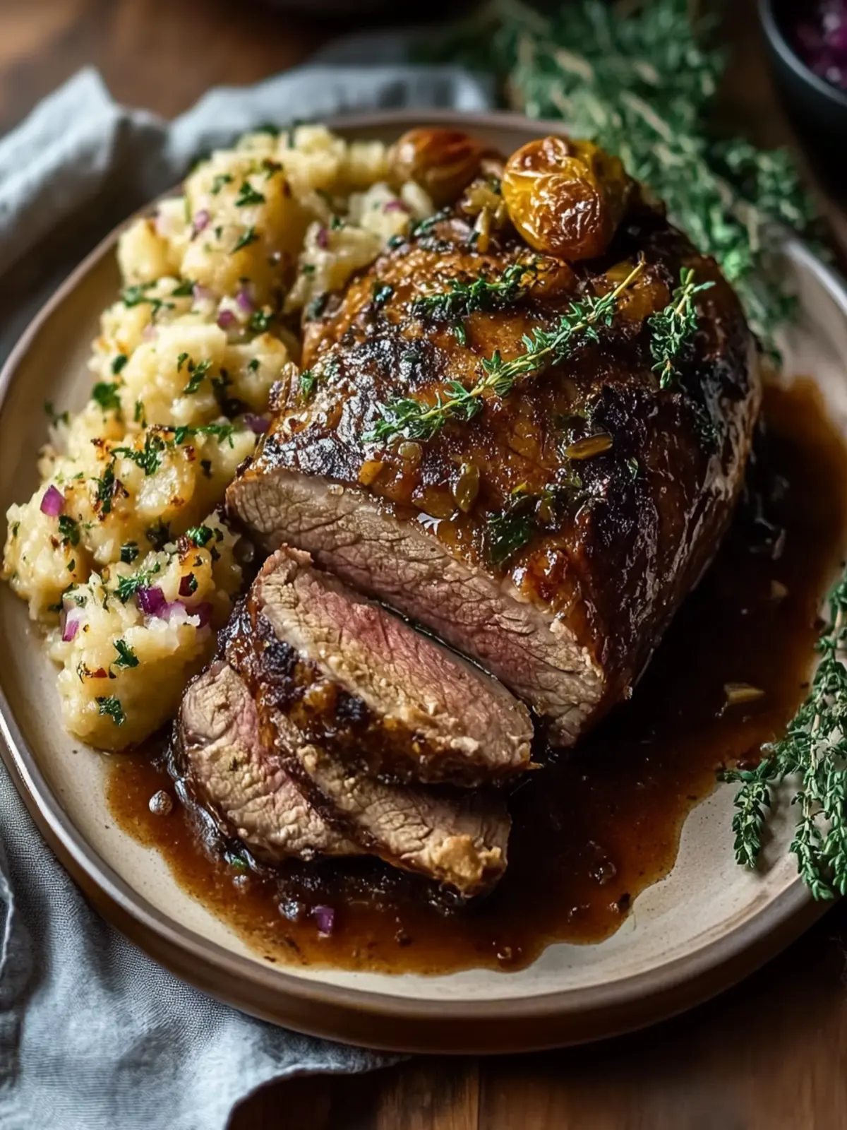 Zart Traditioneller Sauerbraten