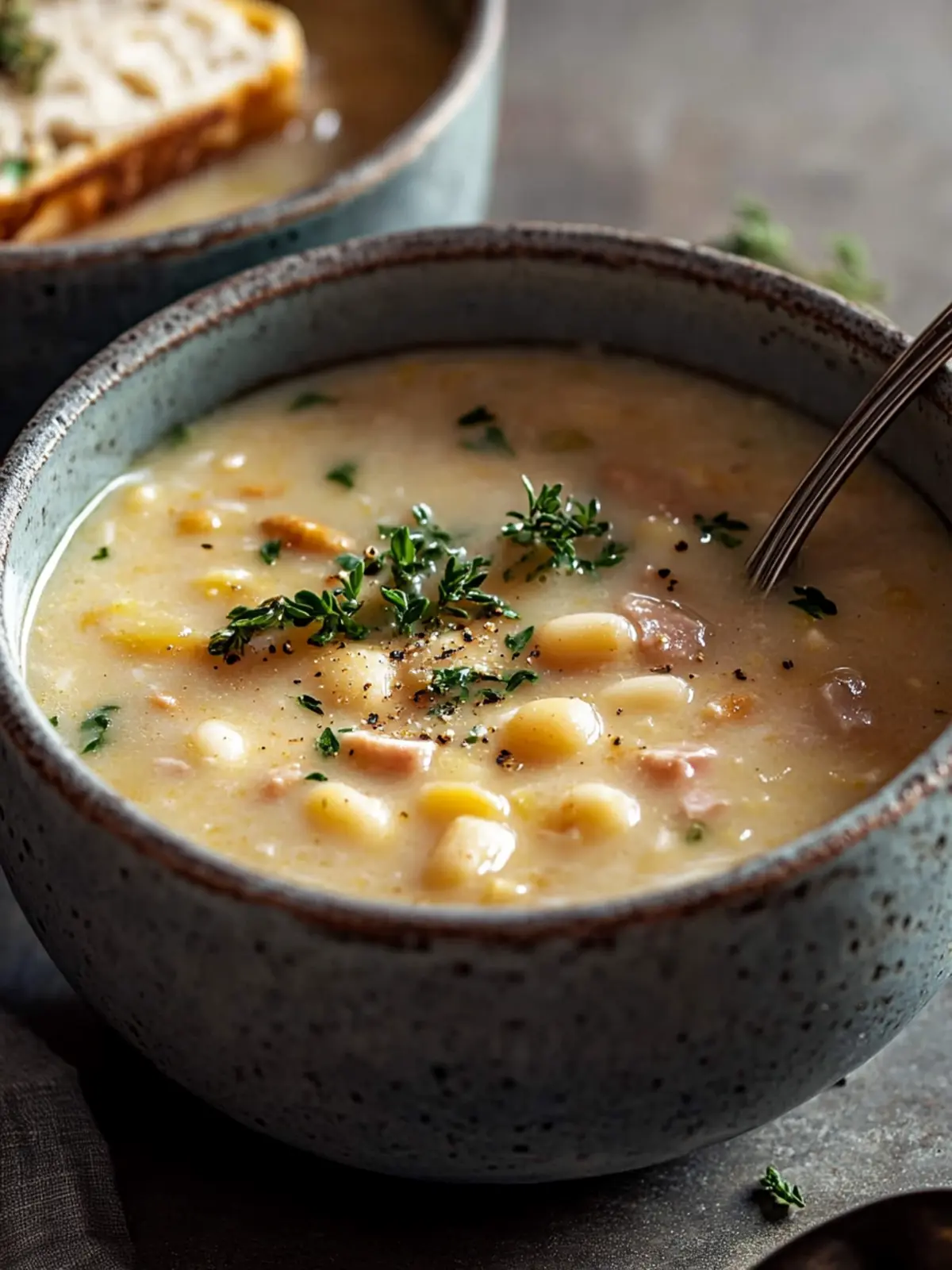 Navybohnen-Schinkenknochensuppe